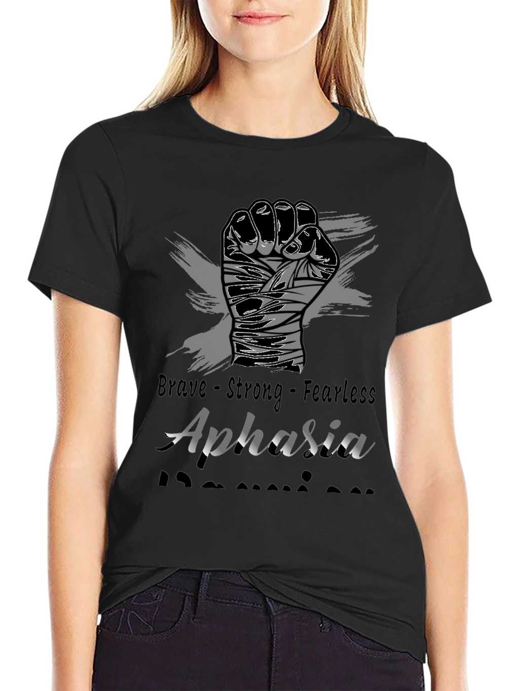 Brave Aphasia Awareness Graphic Tee