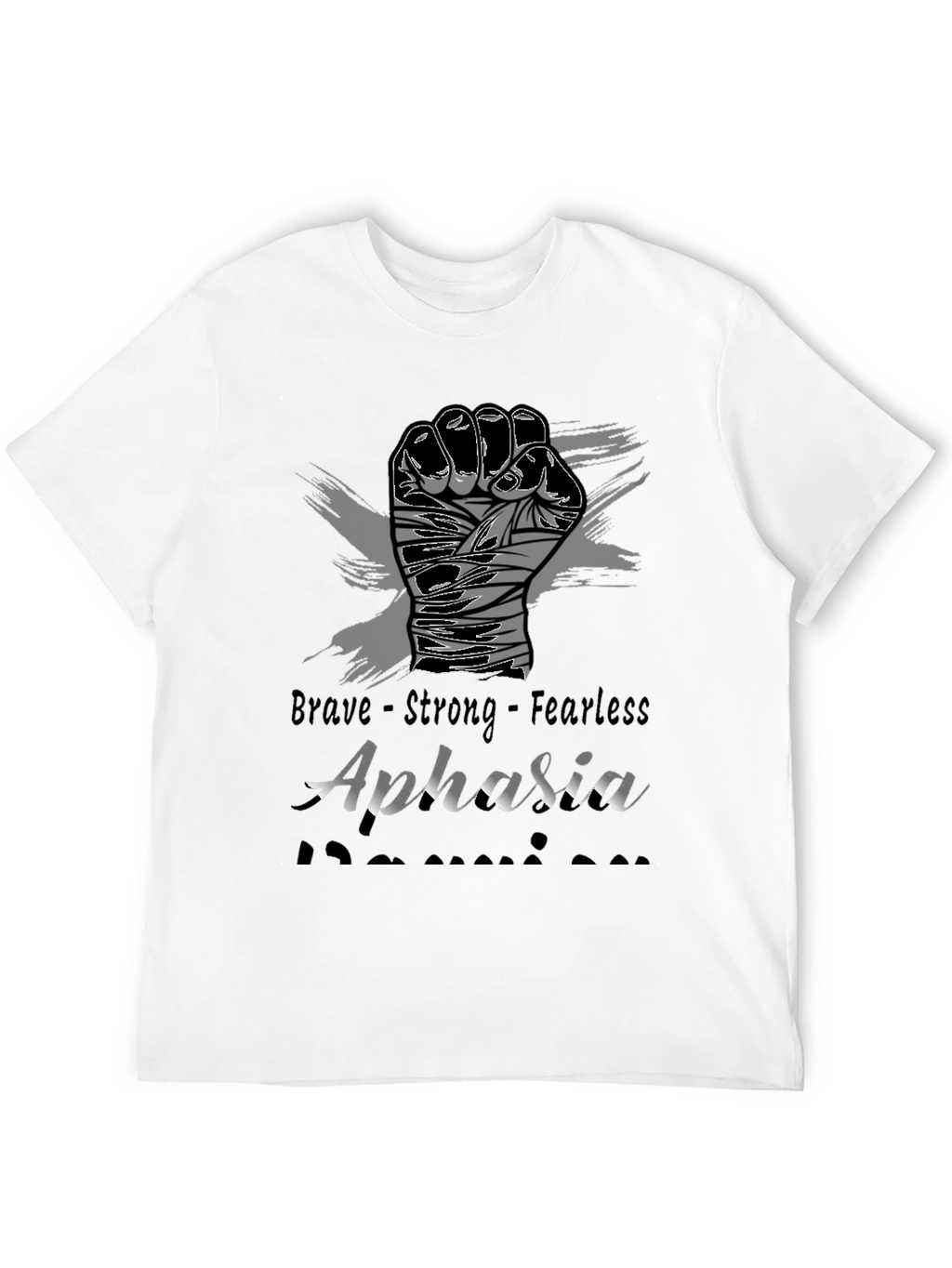 Brave Aphasia Awareness Graphic Tee