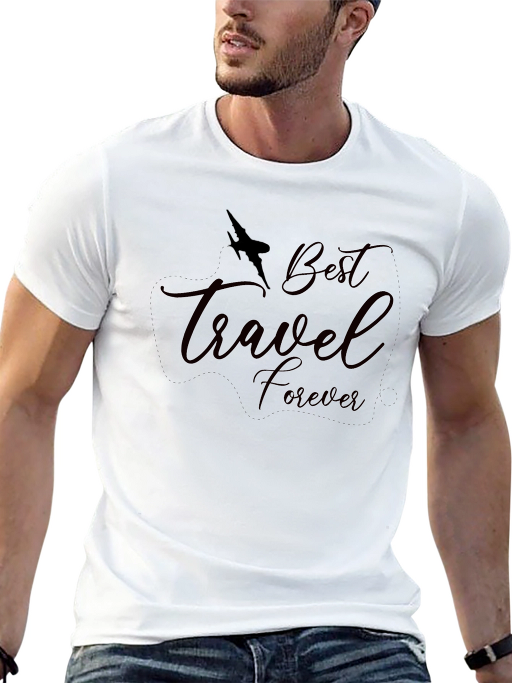 Best Travel Forever Graphic Tee