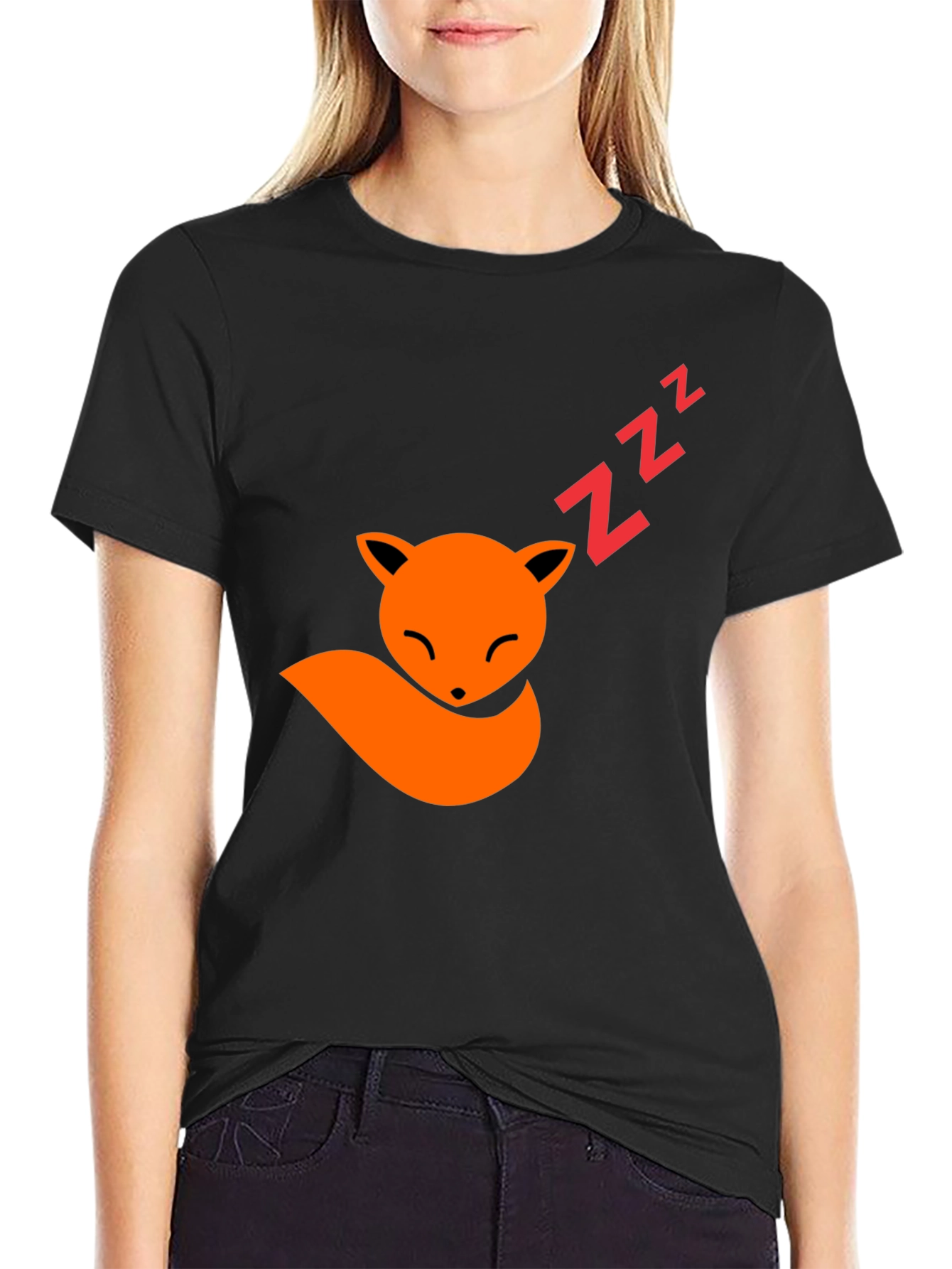 Fox Nap T-Shirt - Comfy Cotton Graphic Tee