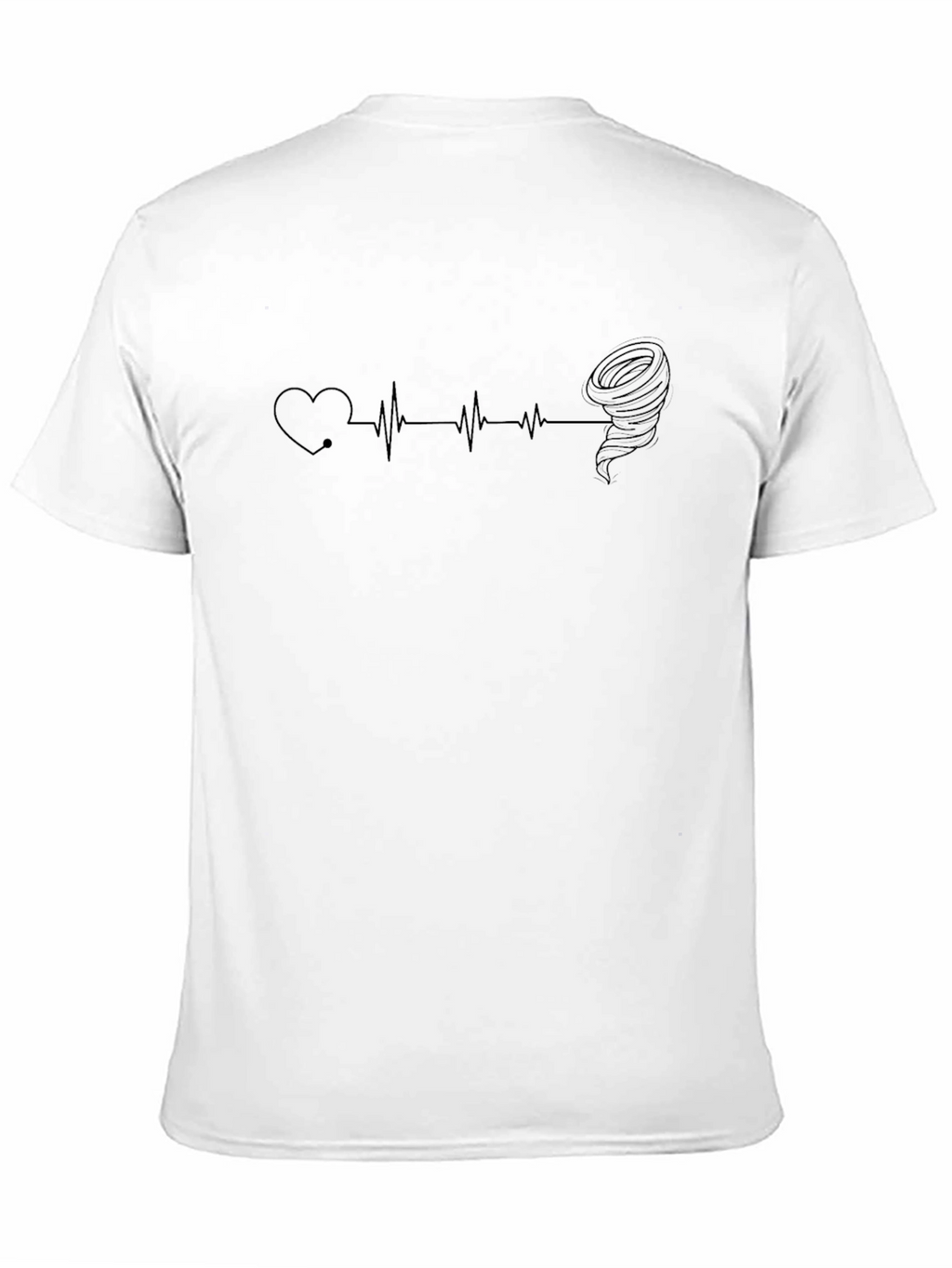 Heartbeat Tornado T-Shirt - Weather Lover Tee