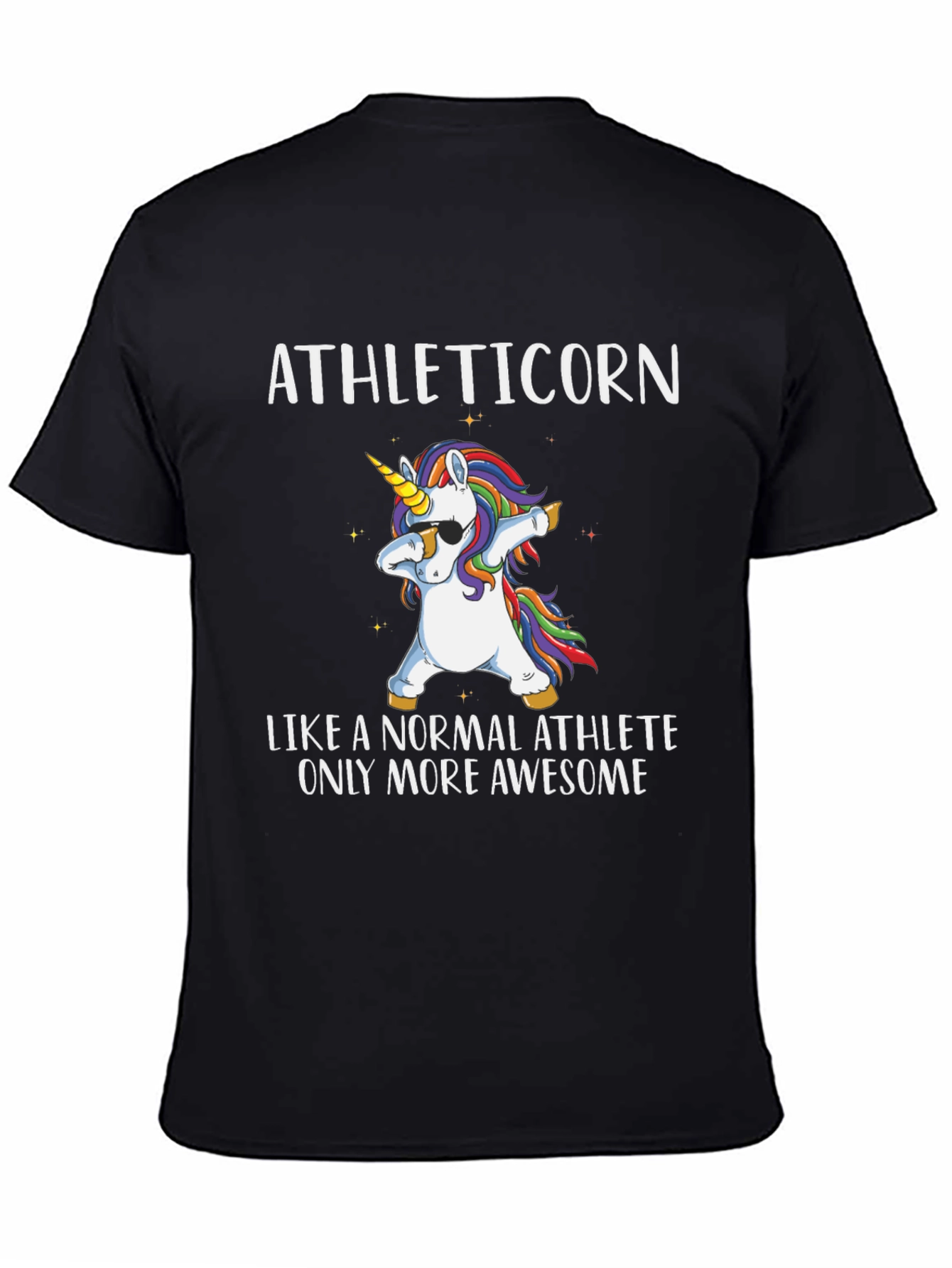 Athleticorn T-Shirt: Unicorn Dabbing Athlete