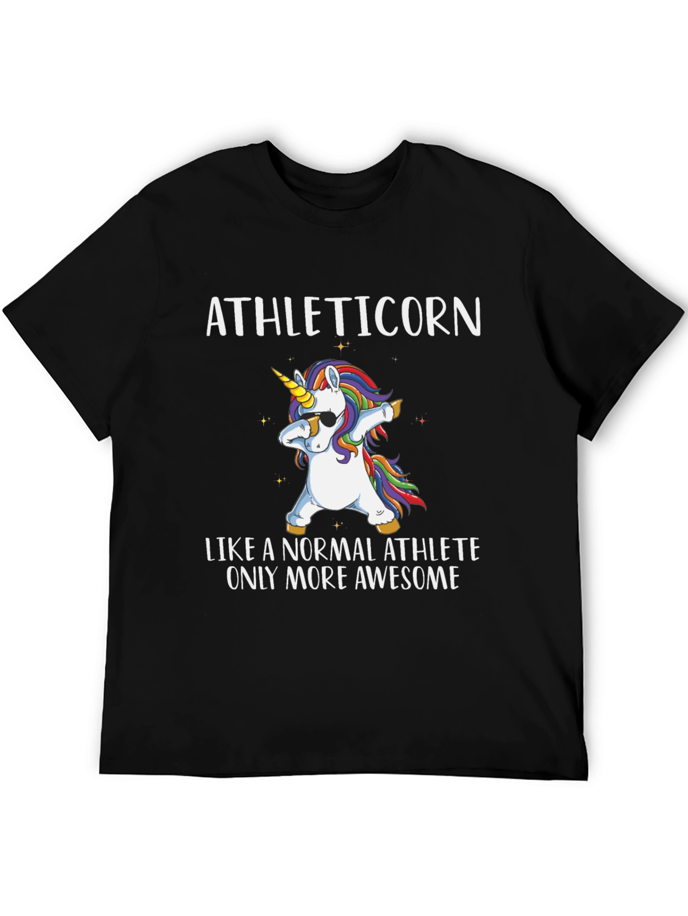 Athleticorn T-Shirt: Unicorn Dabbing Athlete