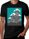 Castle Graphic Tee - Medieval Fortress T-Shirt