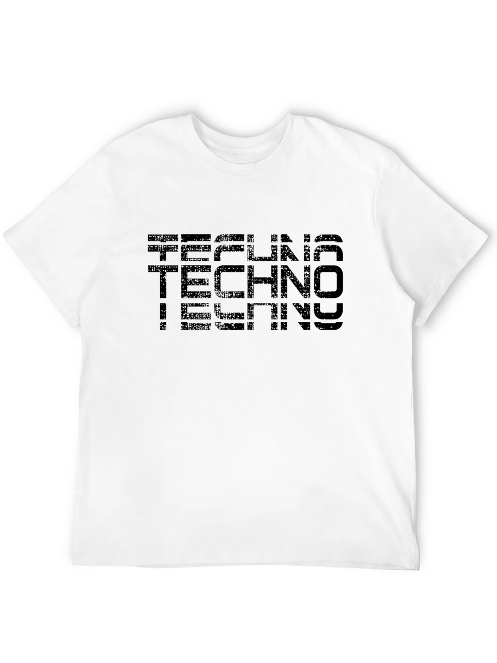 Techno Graphic T-Shirt - Black Cotton Tee