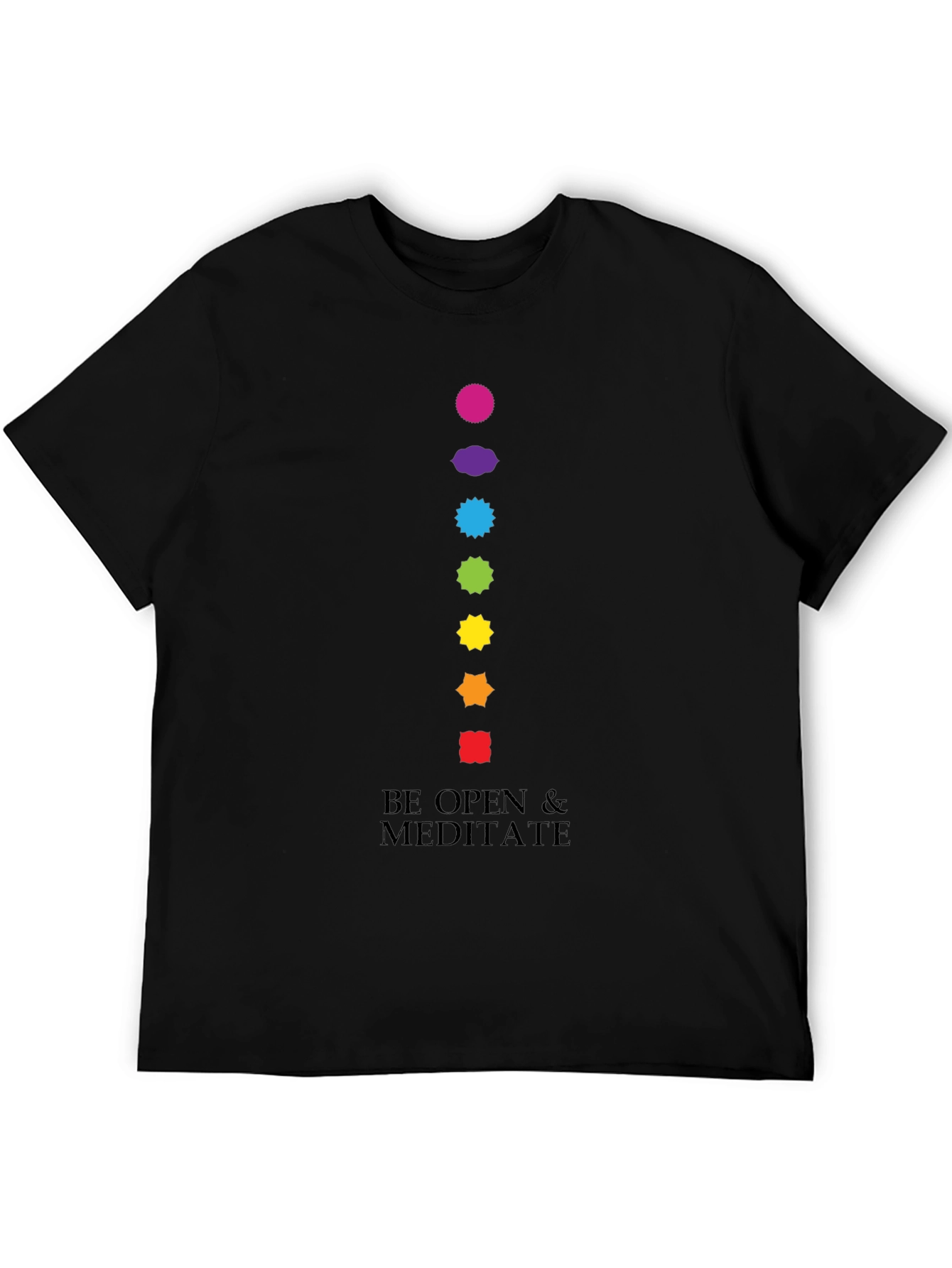 Chakra Meditation T-Shirt - Be Open