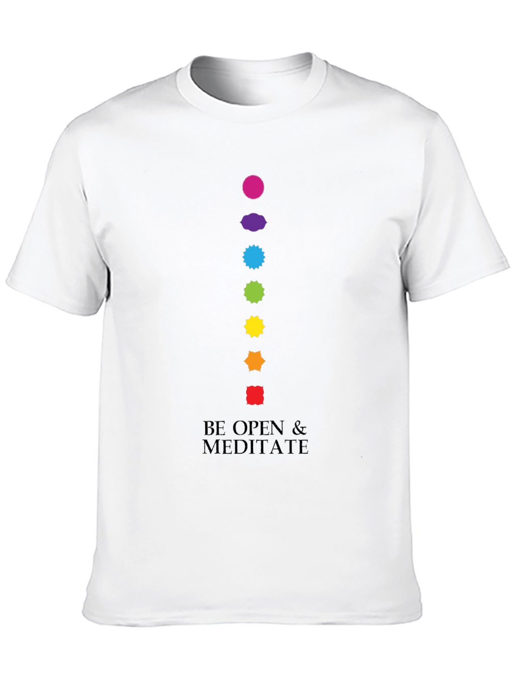 Chakra Meditation T-Shirt - Be Open