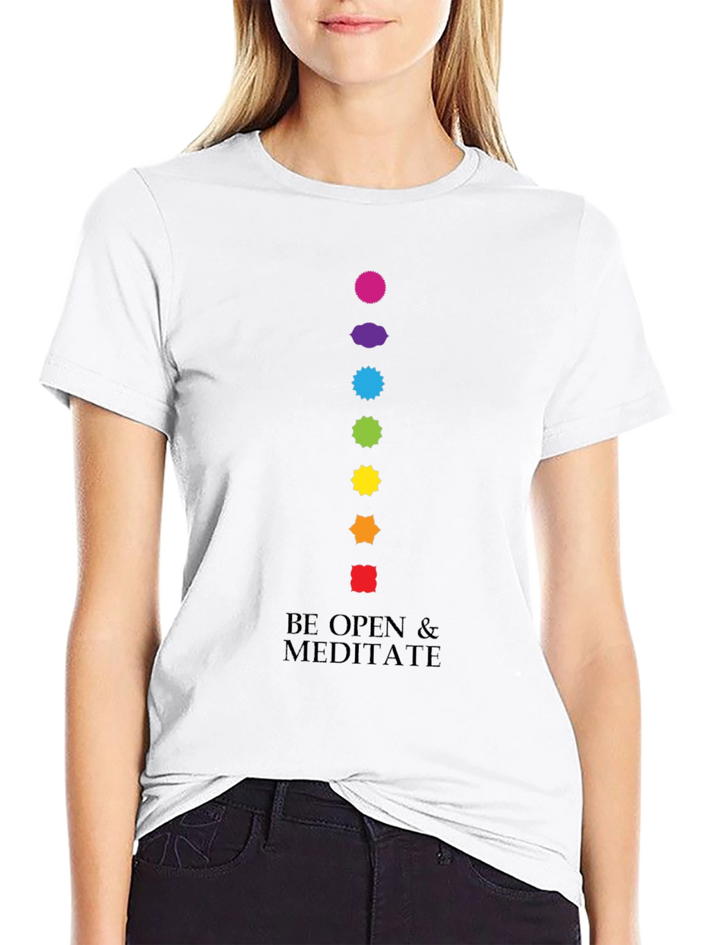 Chakra Meditation T-Shirt - Be Open