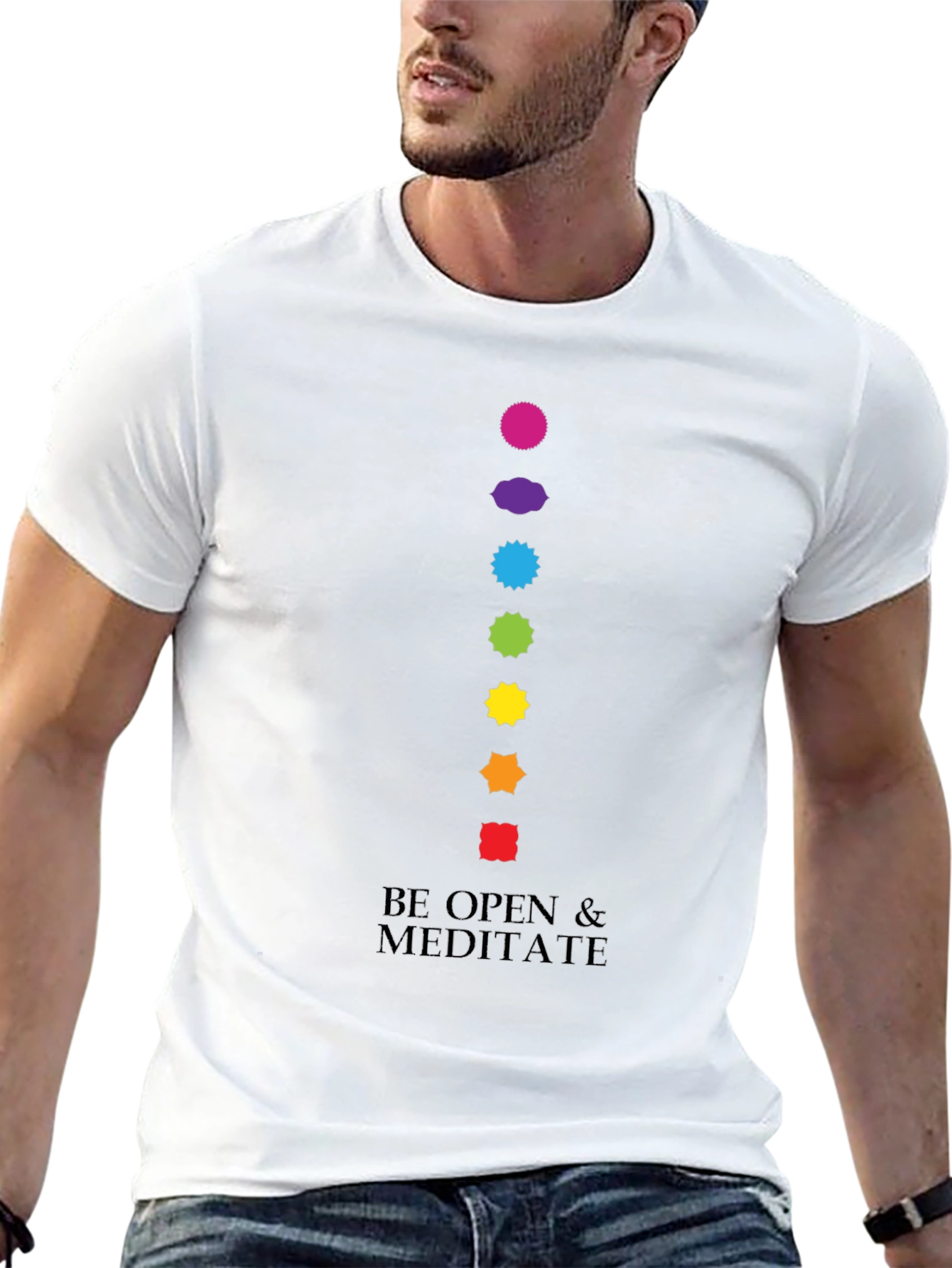 Chakra Meditation T-Shirt - Be Open