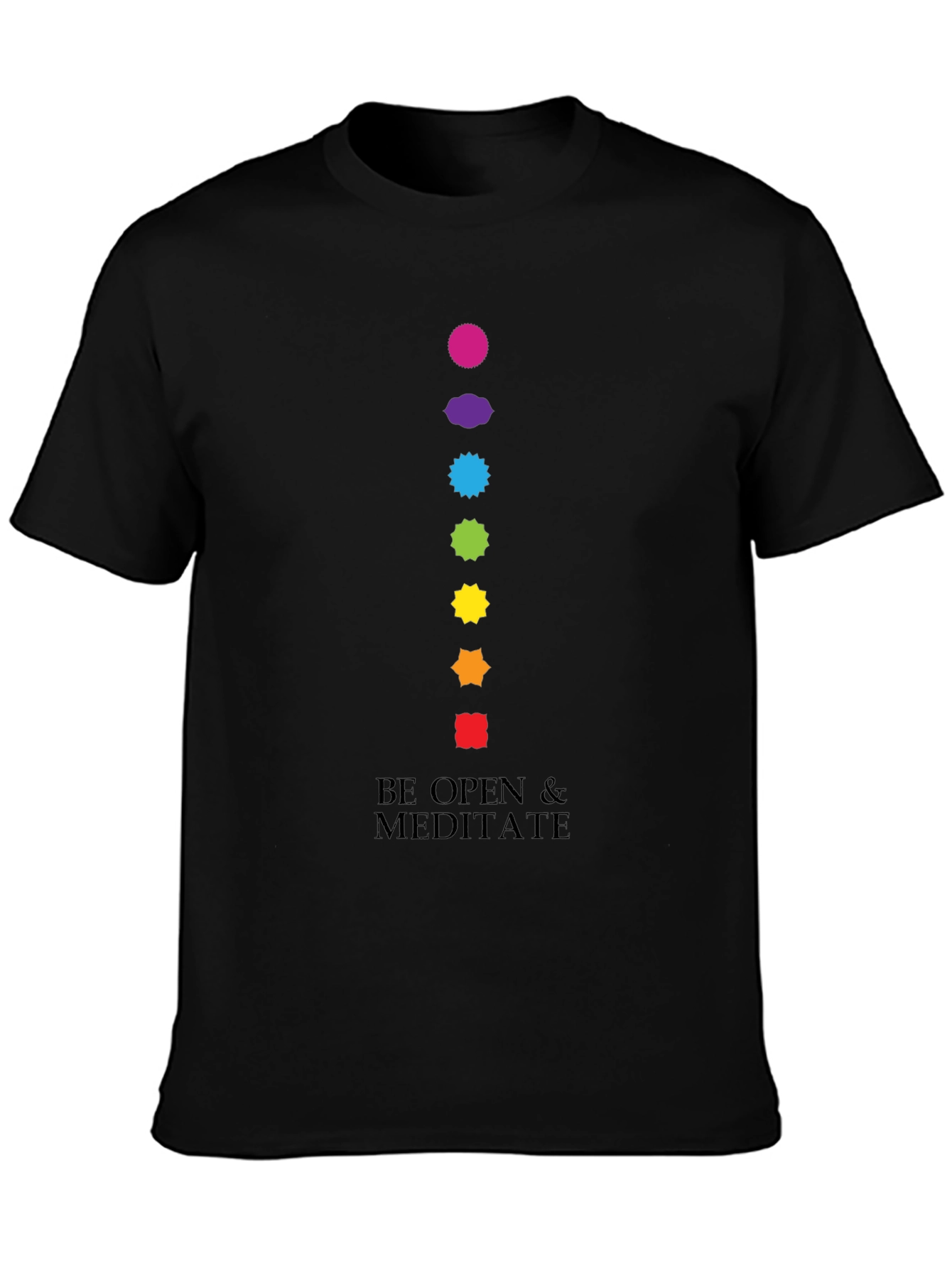 Chakra Meditation T-Shirt - Be Open