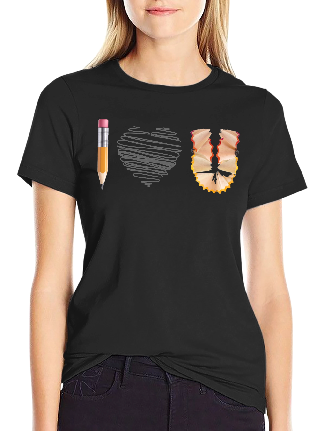 I Heart Art T-Shirt Creative Design Tee