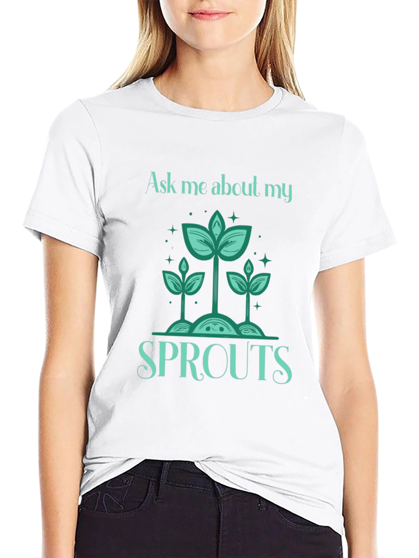 Ask Me About My Sprouts T-Shirt - Gardeners Delight