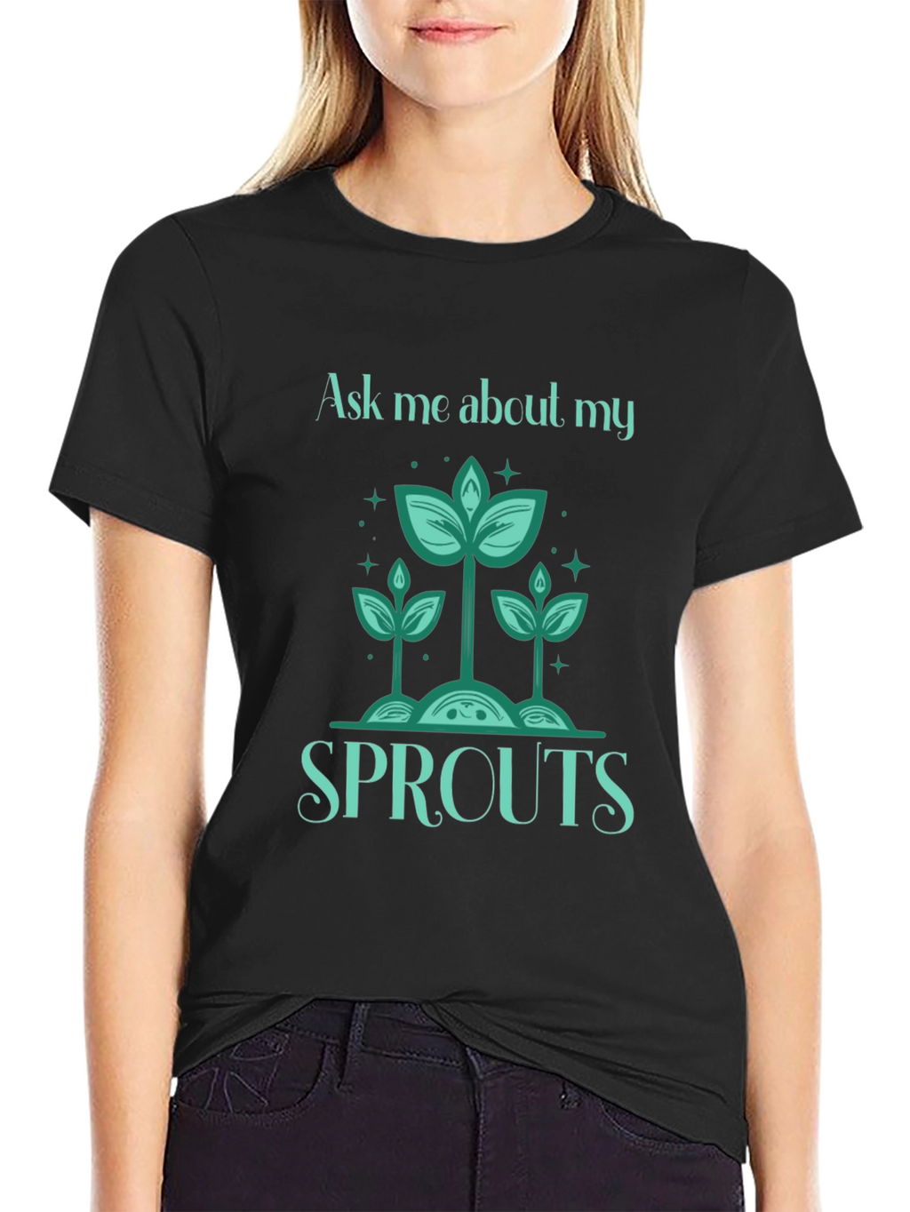 Ask Me About My Sprouts T-Shirt - Gardeners Delight