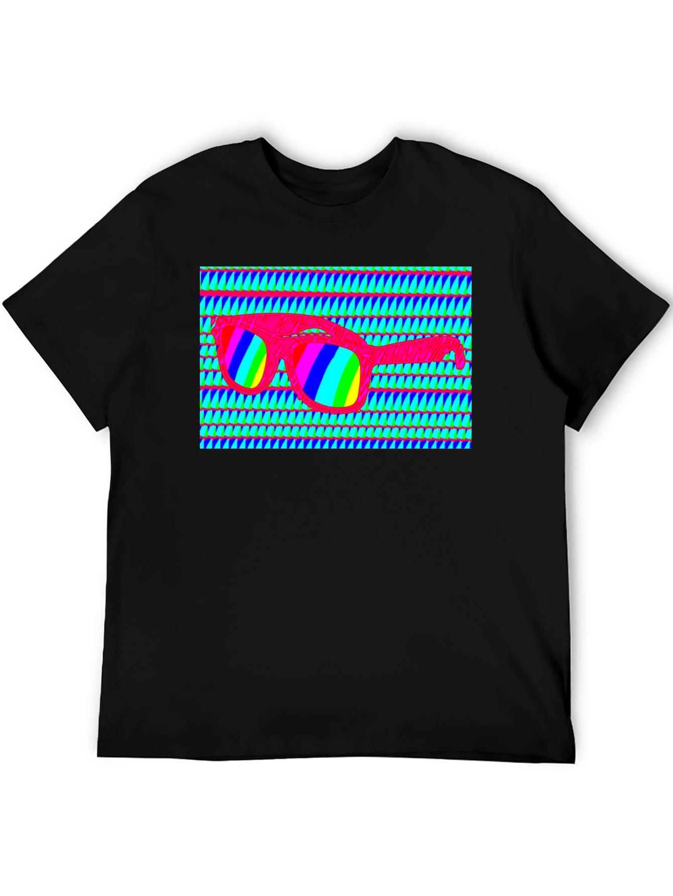 Retro Sunglasses Graphic T-Shirt - Vibrant Design