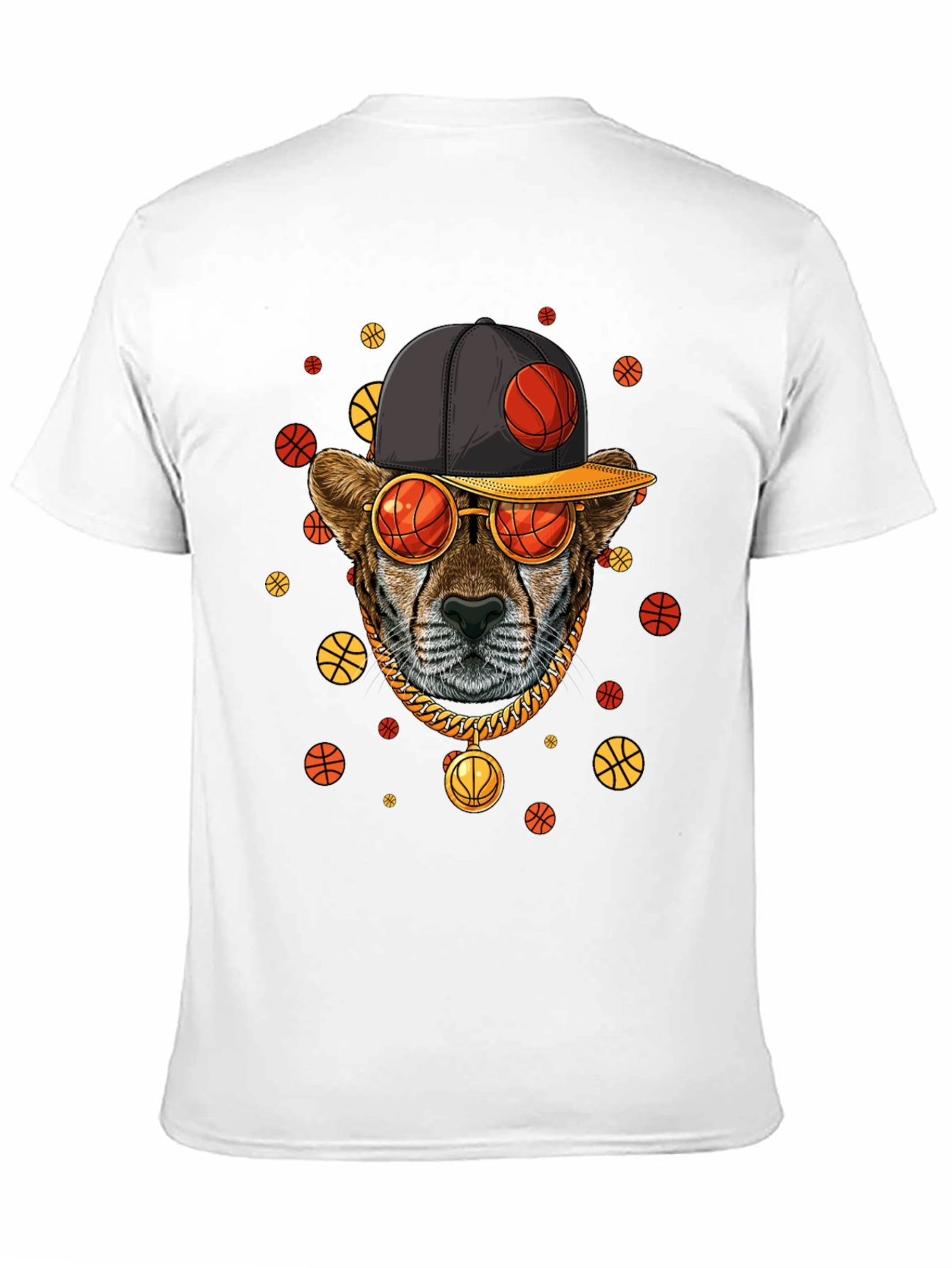 Basketball Cheetah Graphic Tee