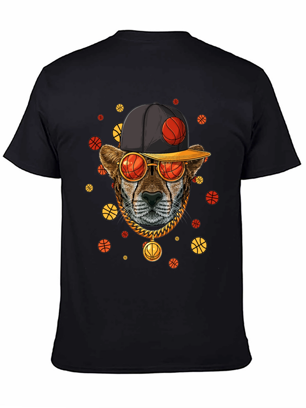 Basketball Cheetah Graphic Tee