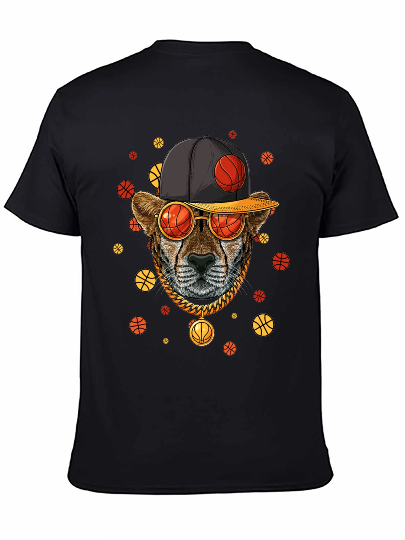 Basketball Cheetah Graphic Tee