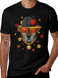 Basketball Cheetah Graphic Tee