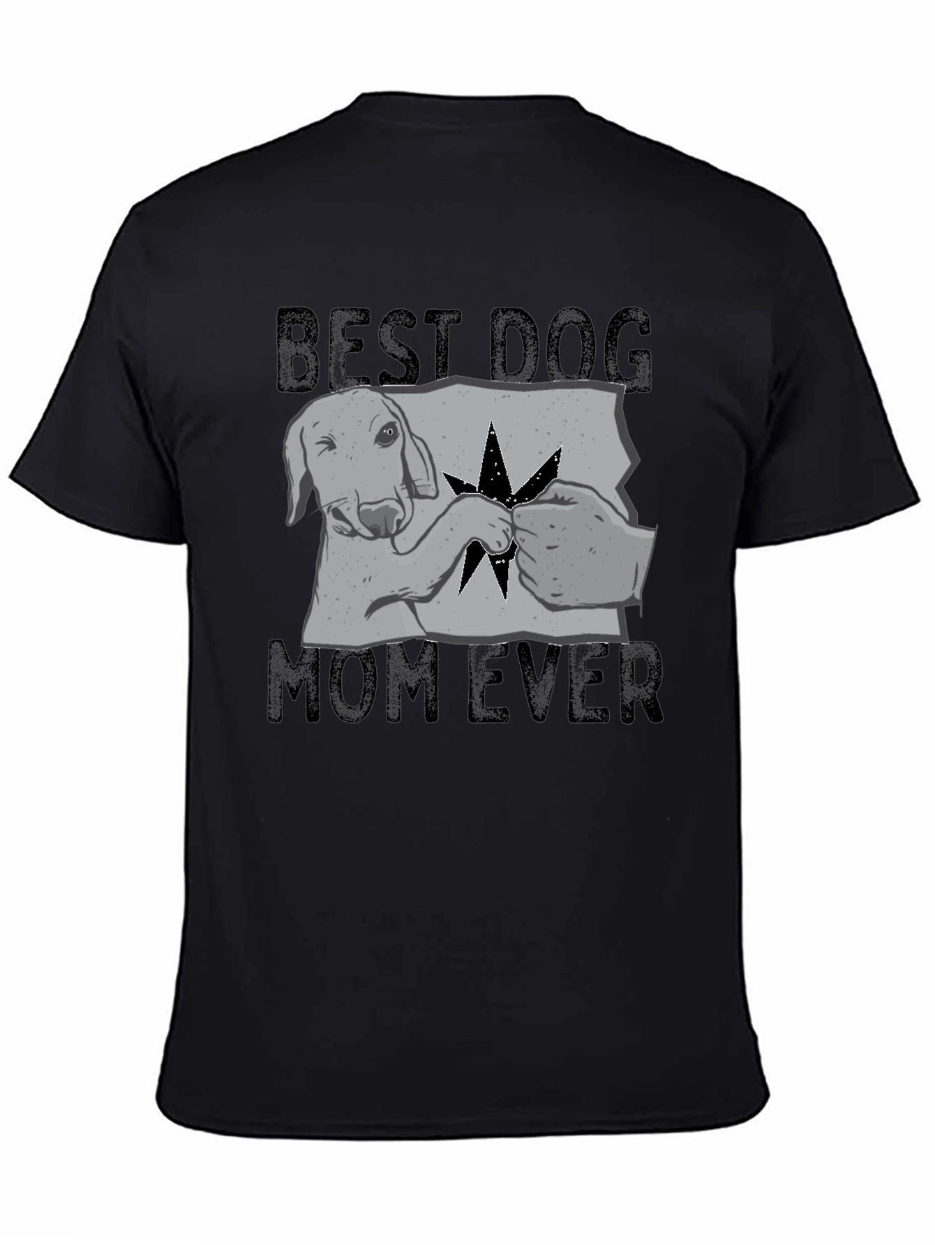 Best Dog Mom Ever T-Shirt - Cute Dog Design