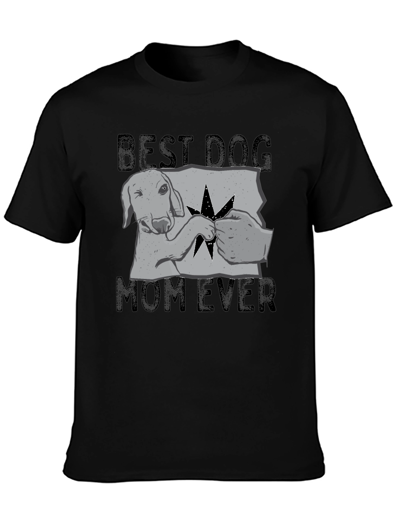 Best Dog Mom Ever T-Shirt - Cute Dog Design