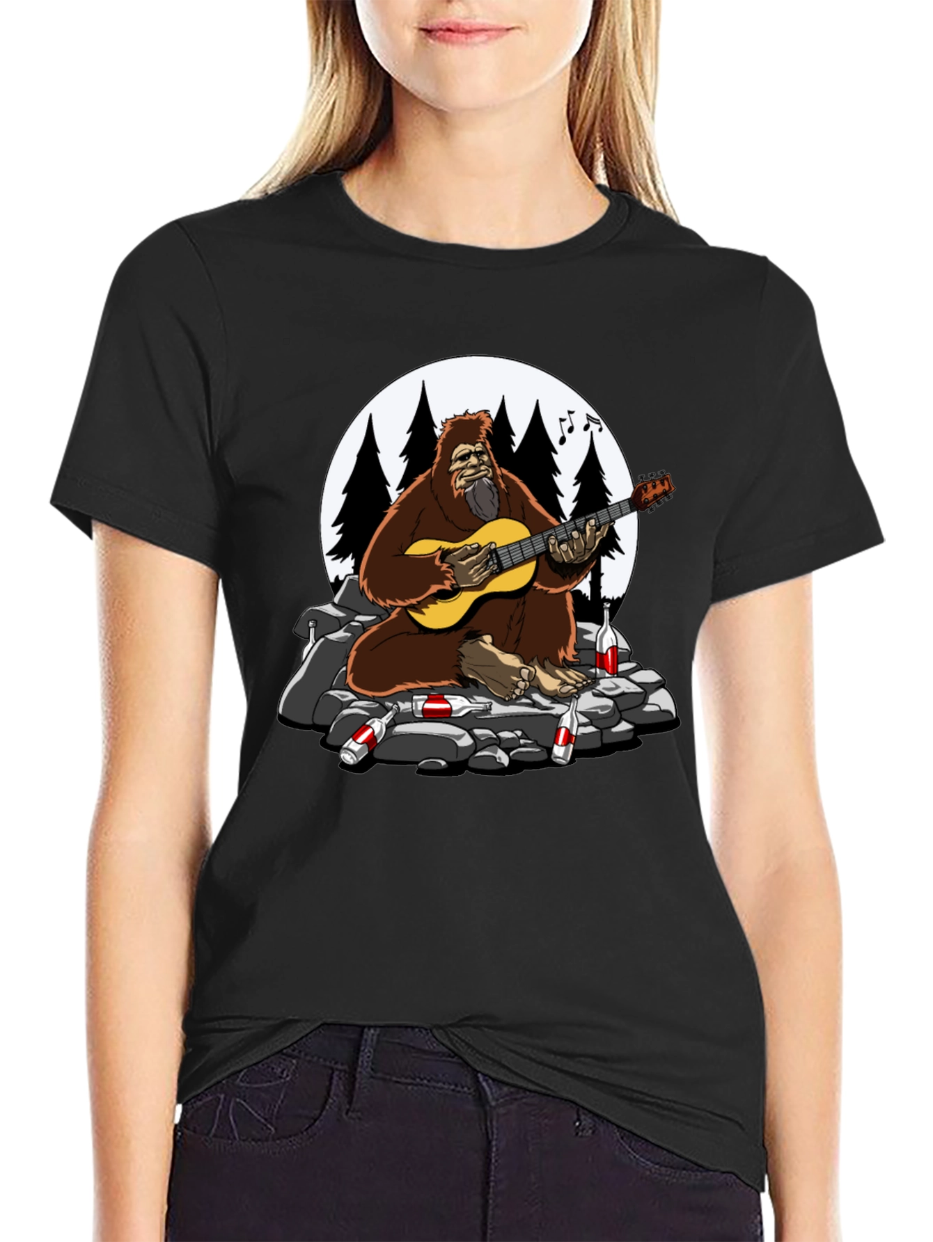 Bigfoot Guitar T-Shirt