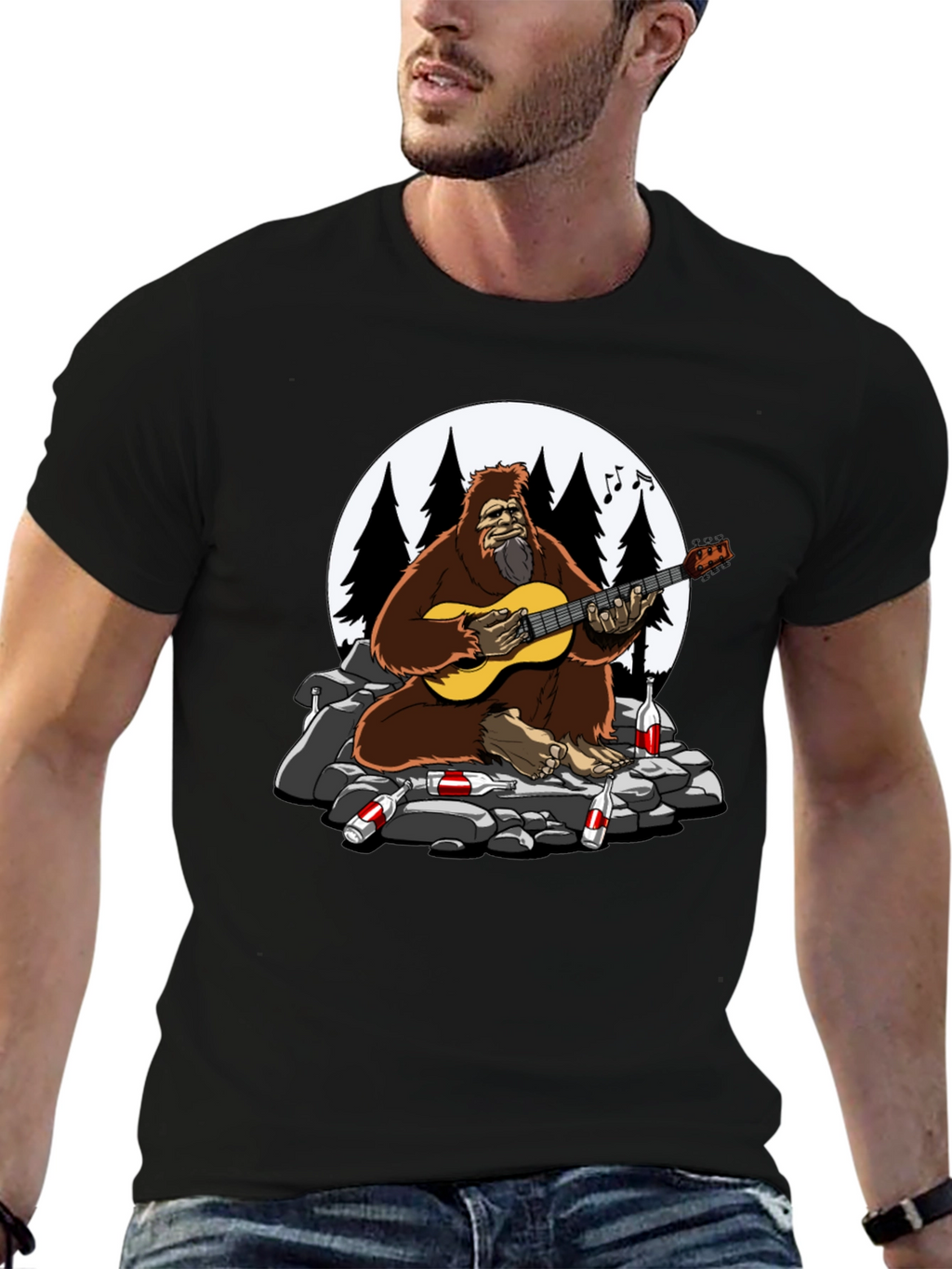 Bigfoot Guitar T-Shirt