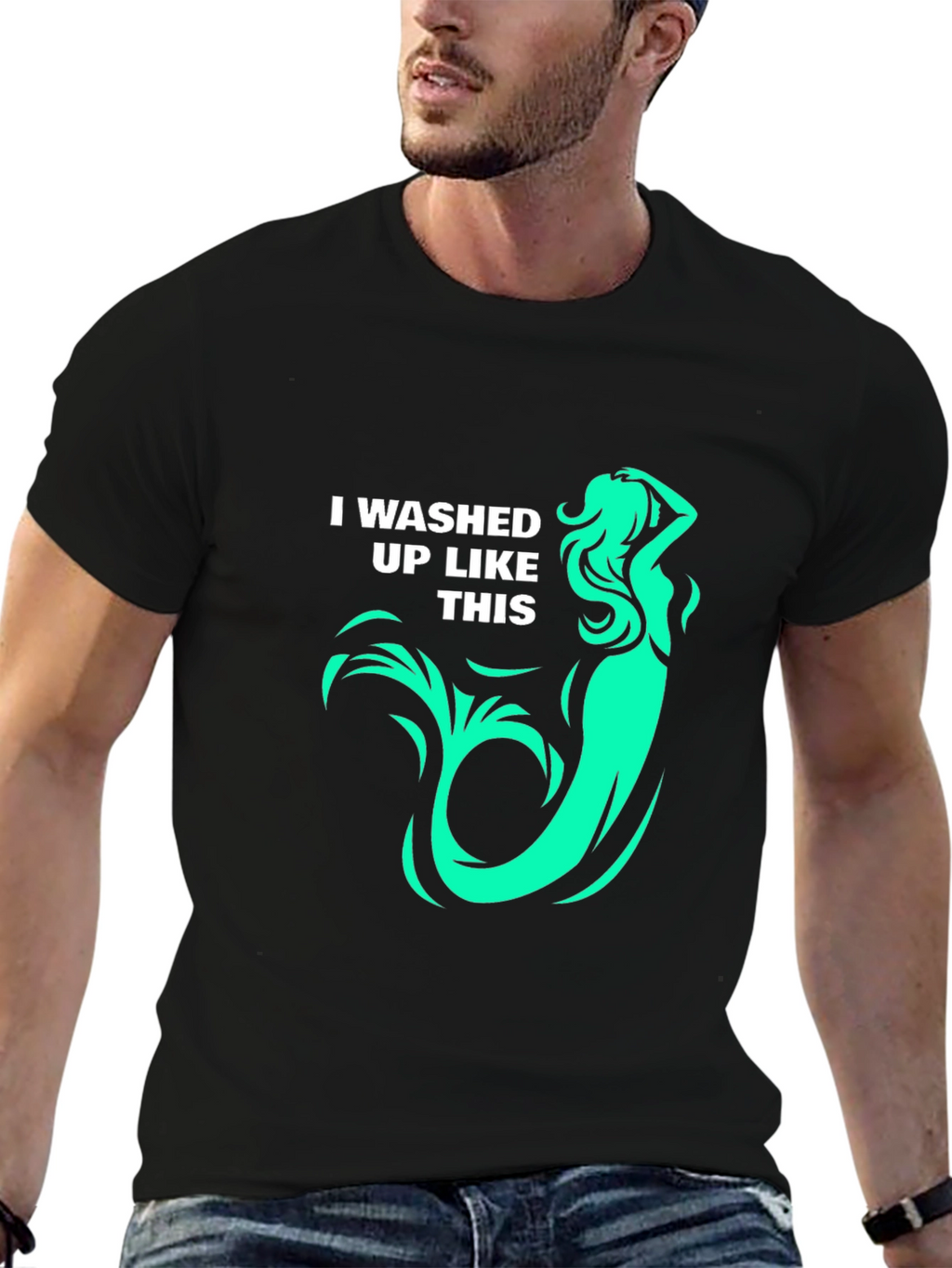 Mermaid T-Shirt: I washed up like this! Graphic Tee