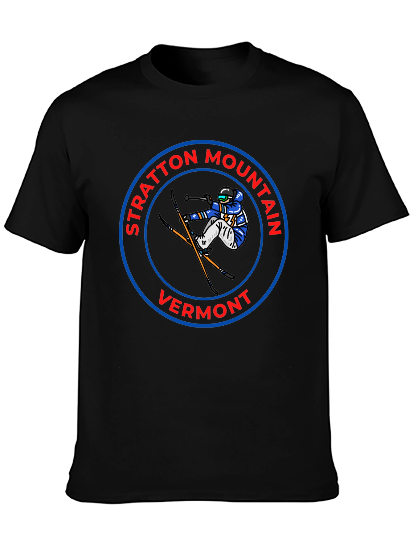 Stratton Mountain Vermont Skiing T-Shirt
