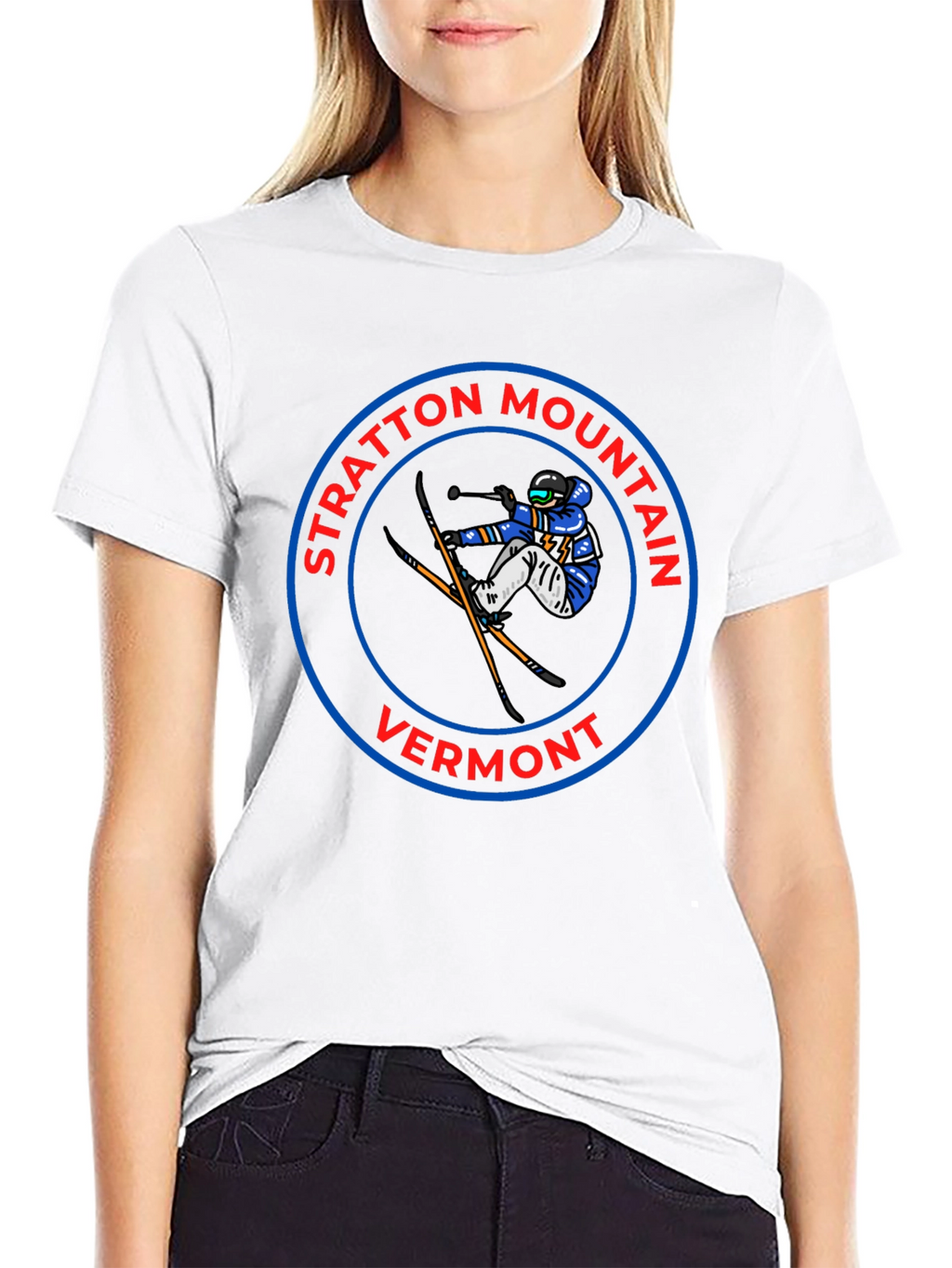 Stratton Mountain Vermont Skiing T-Shirt