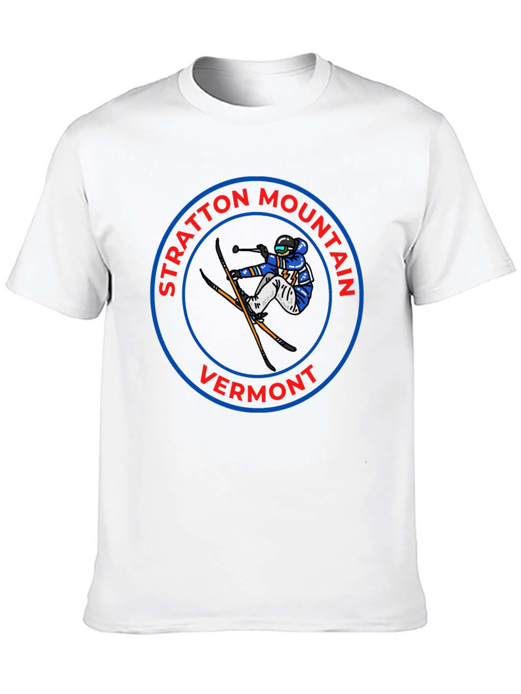 Stratton Mountain Vermont Skiing T-Shirt