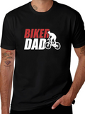 Biker Dad T-Shirt - Cycling Lover Fathers Day Gift