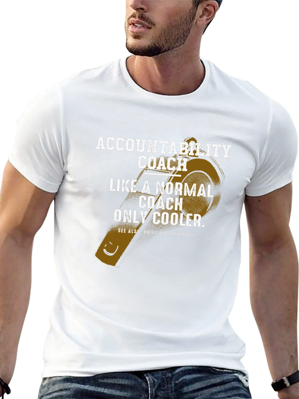 Accountability Coach T-Shirt - Normal Coach Only Cooler