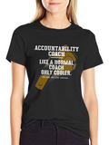 Accountability Coach T-Shirt - Normal Coach Only Cooler