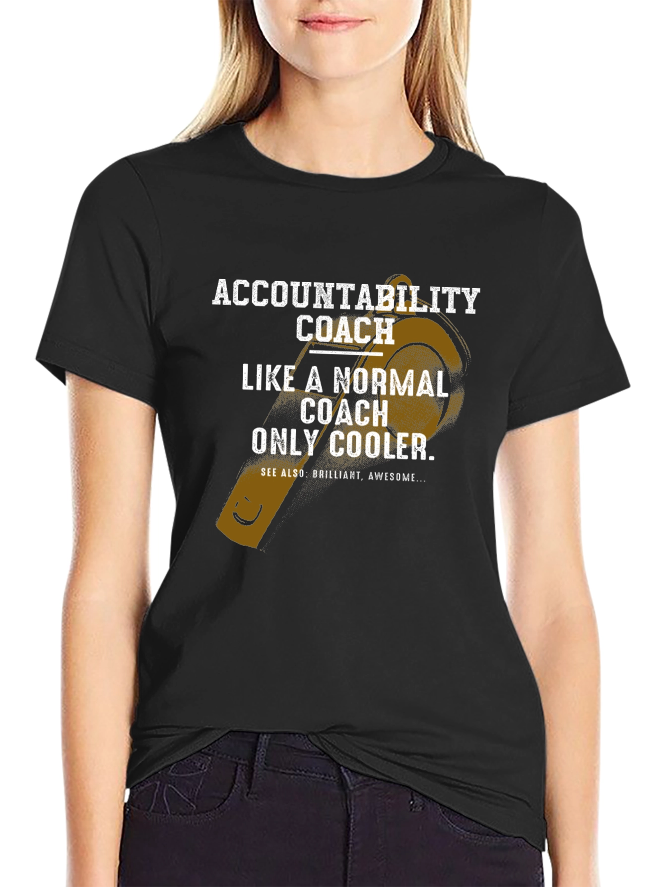 Accountability Coach T-Shirt - Normal Coach Only Cooler