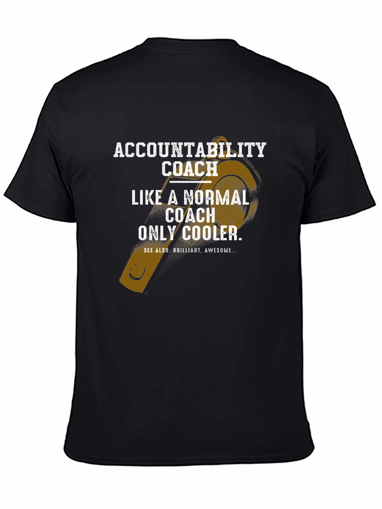 Accountability Coach T-Shirt - Normal Coach Only Cooler