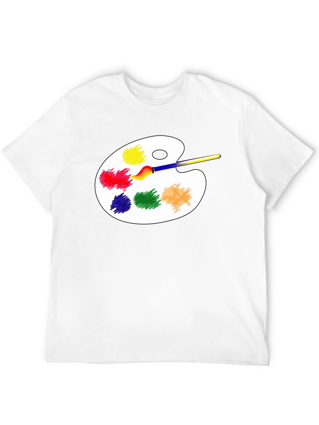 Artist Palette T-Shirt - Creative Design