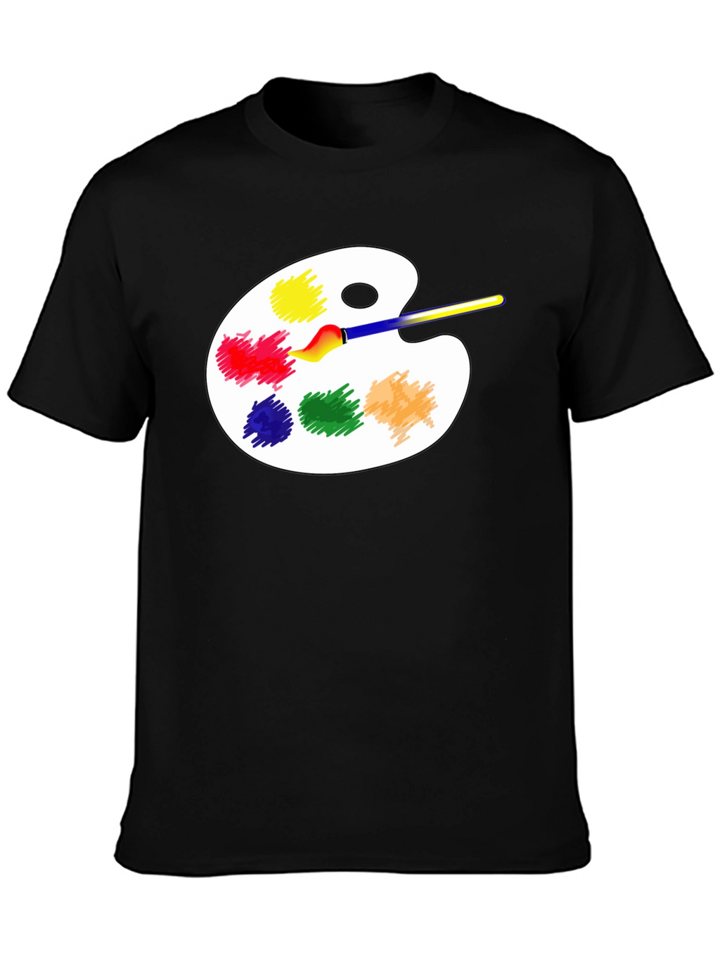 Artist Palette T-Shirt - Creative Design