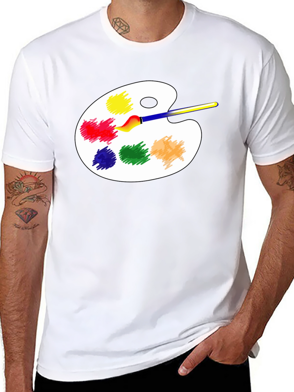 Artist Palette T-Shirt - Creative Design