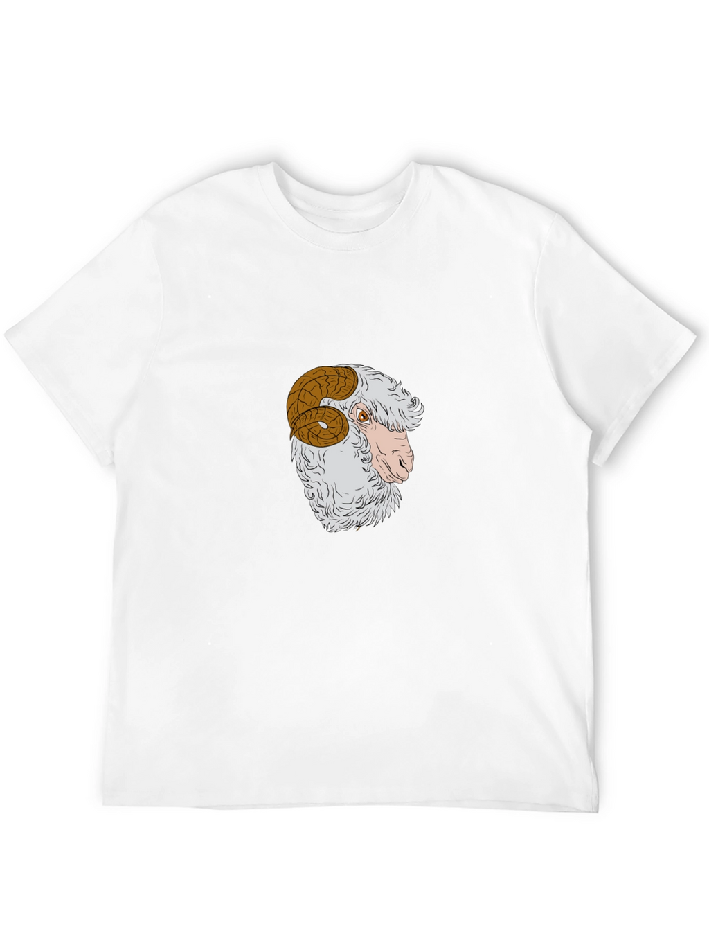 Ram Graphic Tee - Stylish Black Cotton T-Shirt