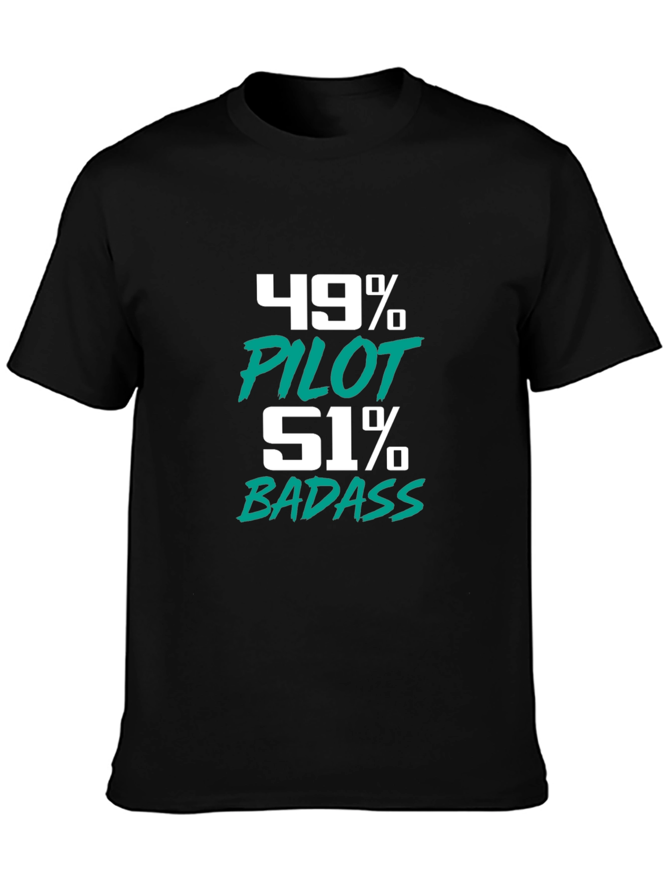 Pilot Badass Graphic Tee - Aviation Humor T-Shirt