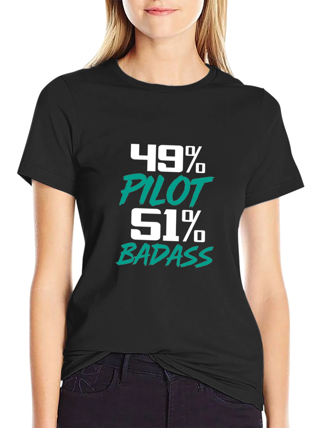 Pilot Badass Graphic Tee - Aviation Humor T-Shirt