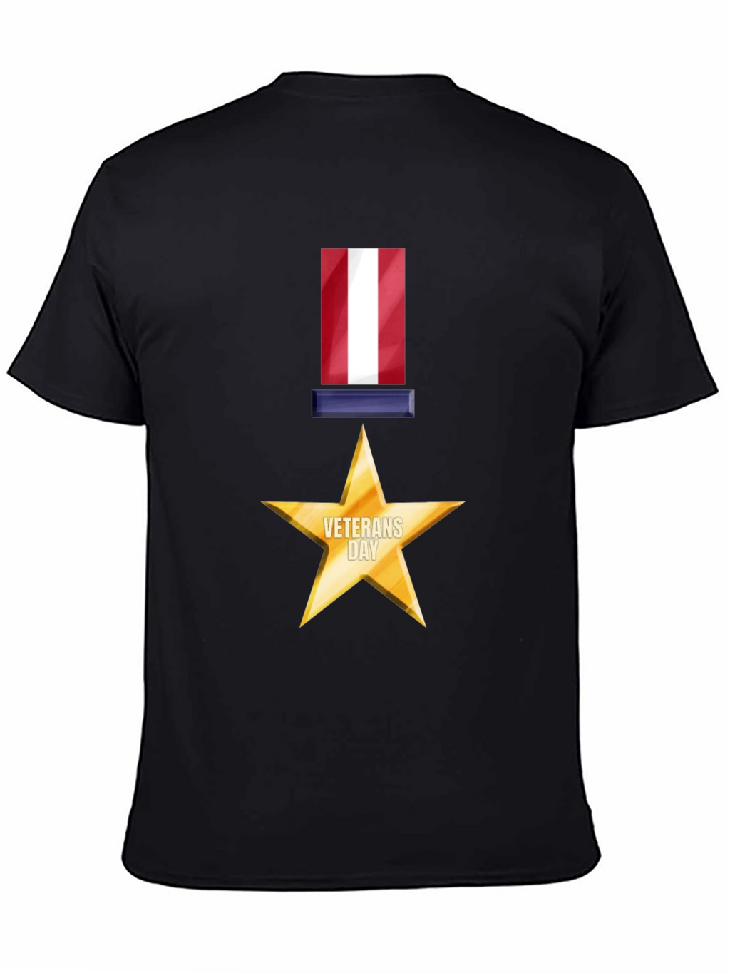 Veterans Day Star Graphic T-Shirt