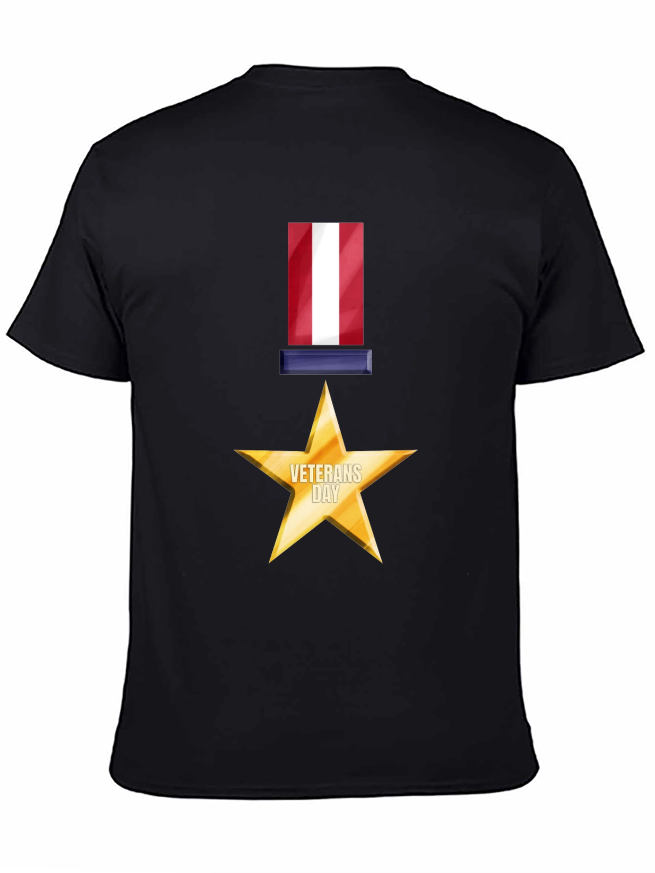 Veterans Day Star Graphic T-Shirt