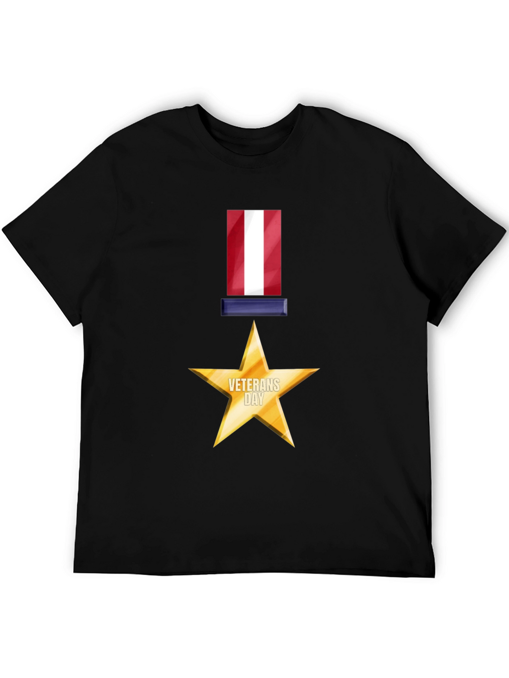 Veterans Day Star Graphic T-Shirt