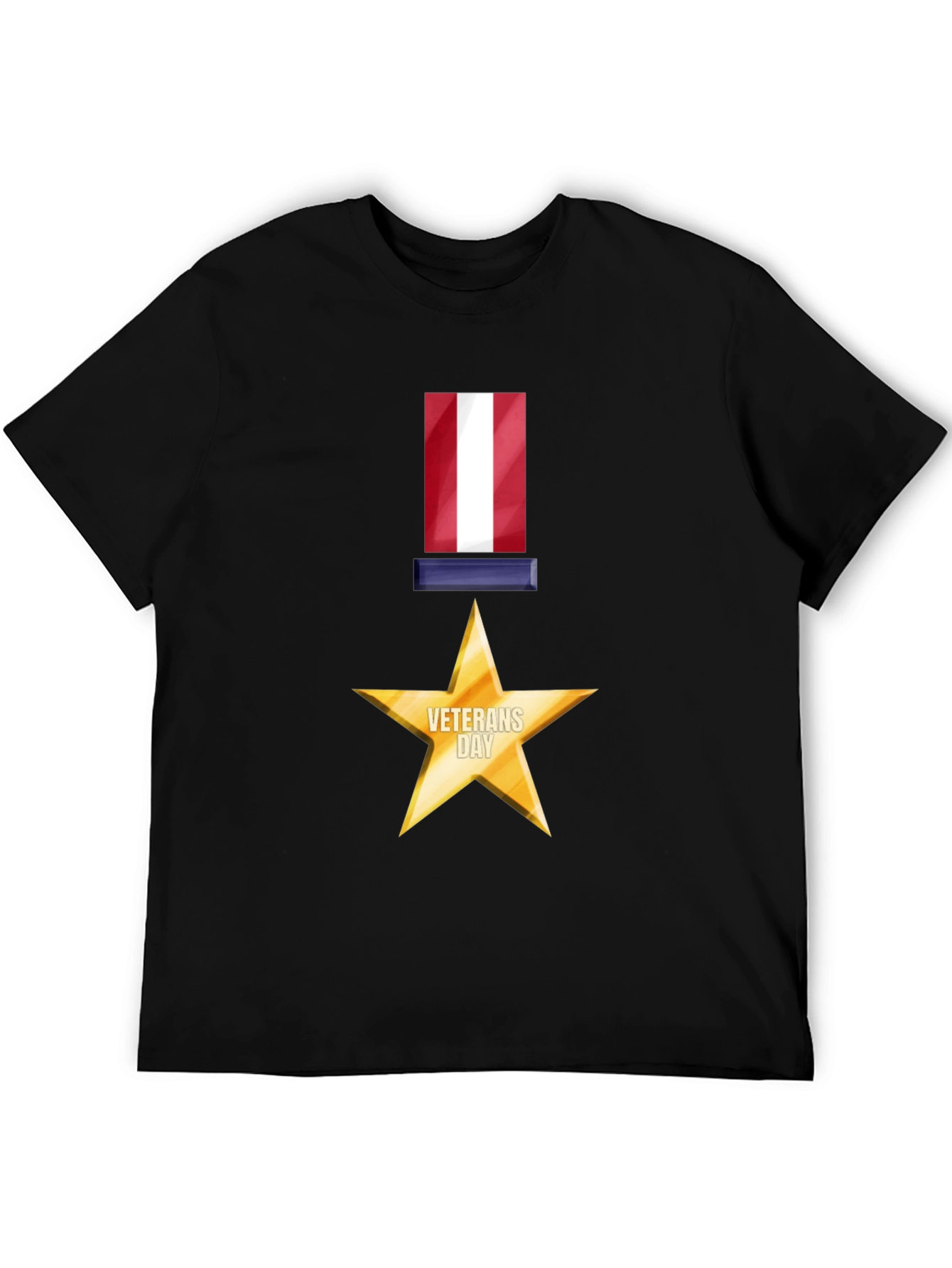 Veterans Day Star Graphic T-Shirt