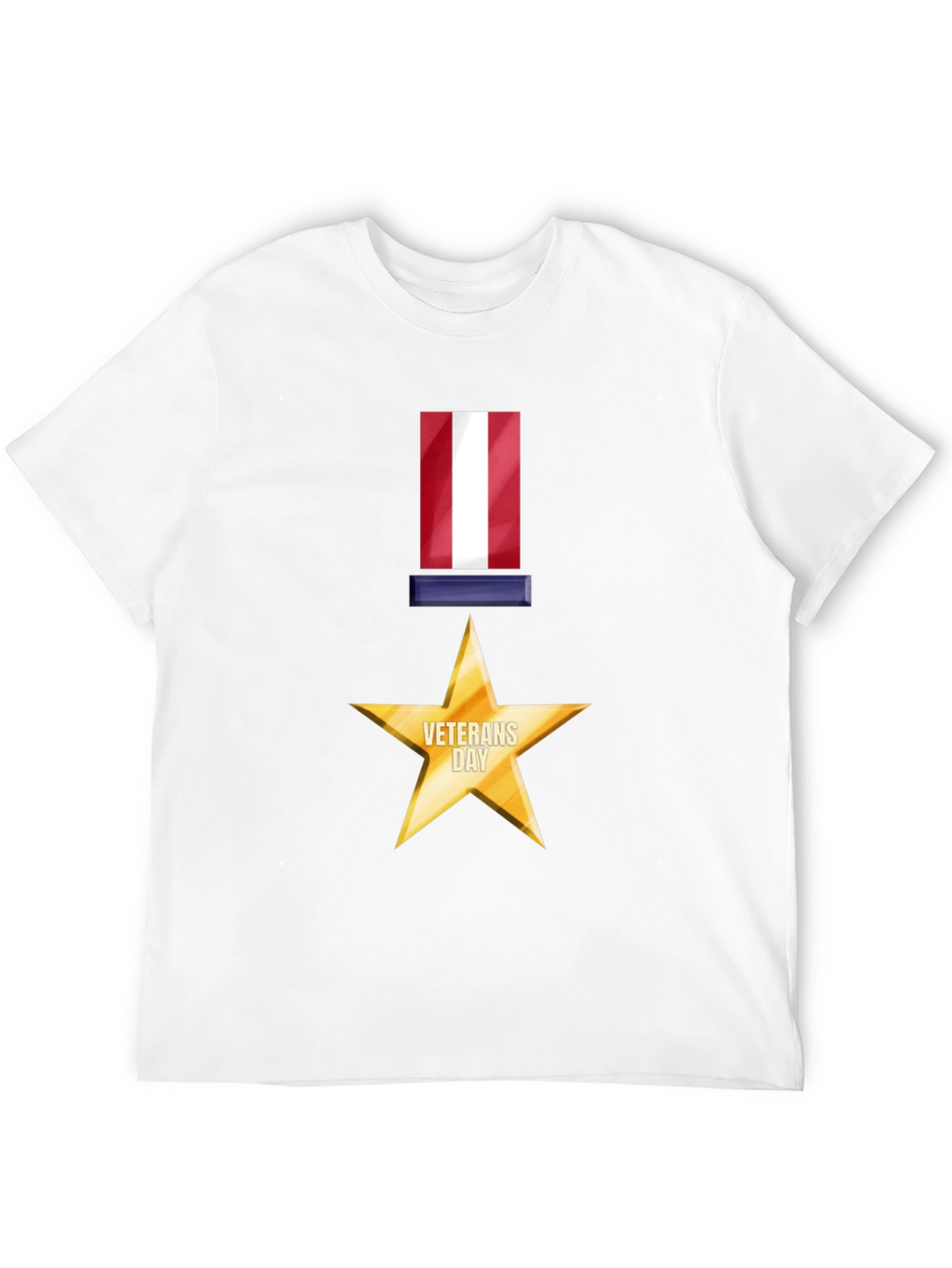 Veterans Day Star Graphic T-Shirt