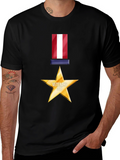Veterans Day Star Graphic T-Shirt