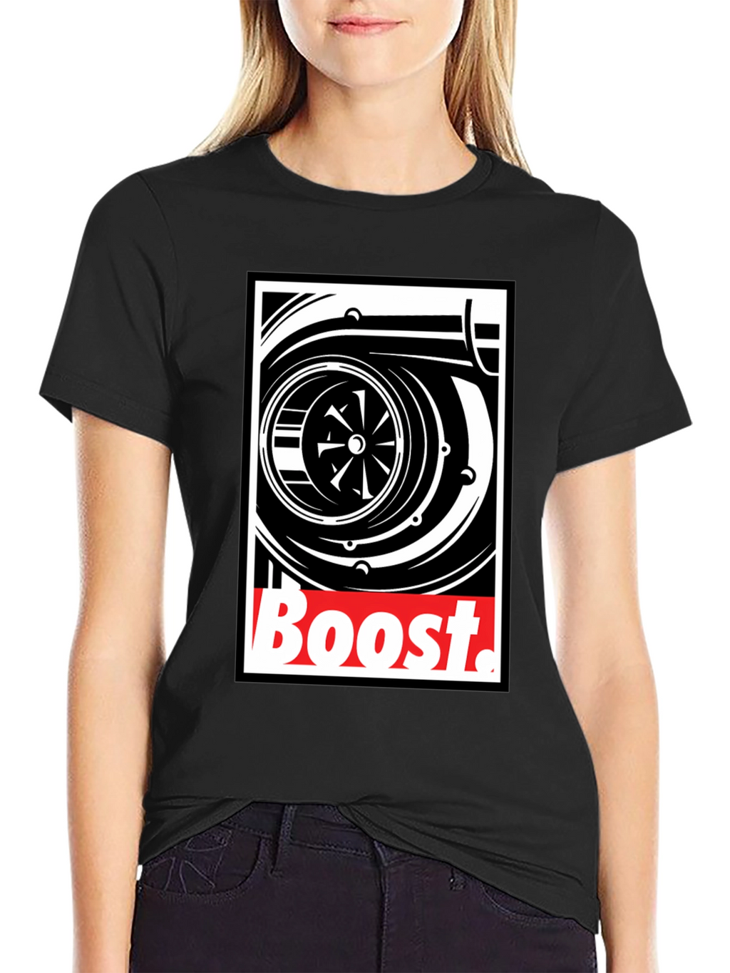 Boost Turbo T-Shirt - Black Graphic Tee
