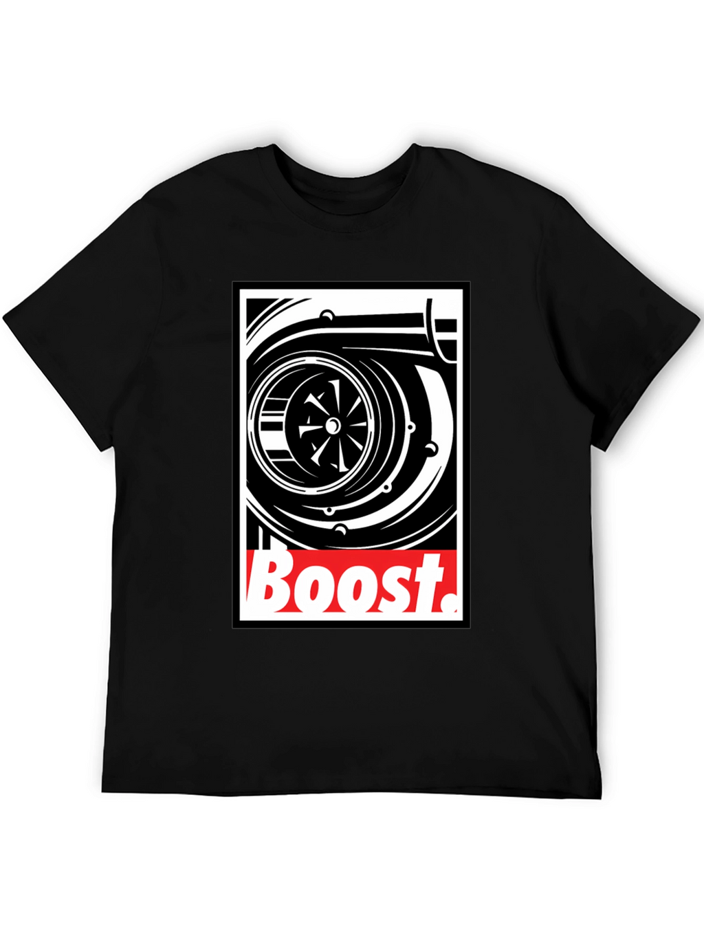 Boost Turbo T-Shirt - Black Graphic Tee