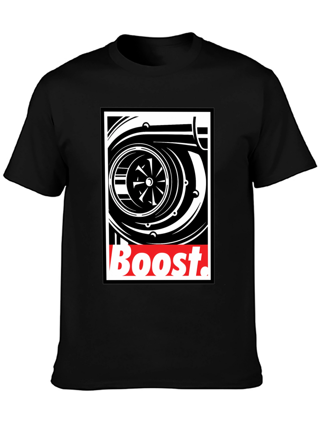 Boost Turbo T-Shirt - Black Graphic Tee